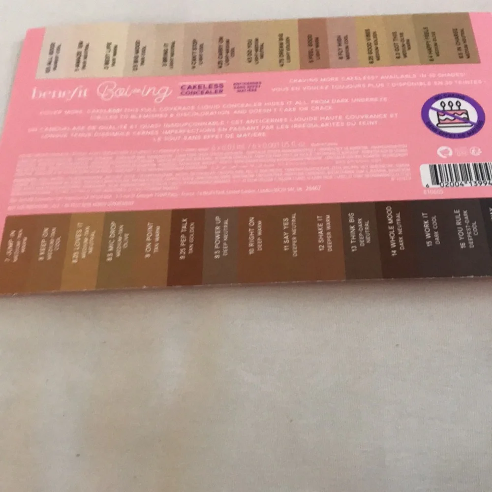 ⚡️FINAL PRICE⚡️ Benefit Boiing Cakeless Concealer Sample Card